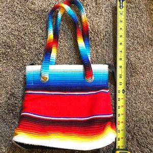 Mexican blanket style hand bag/purse